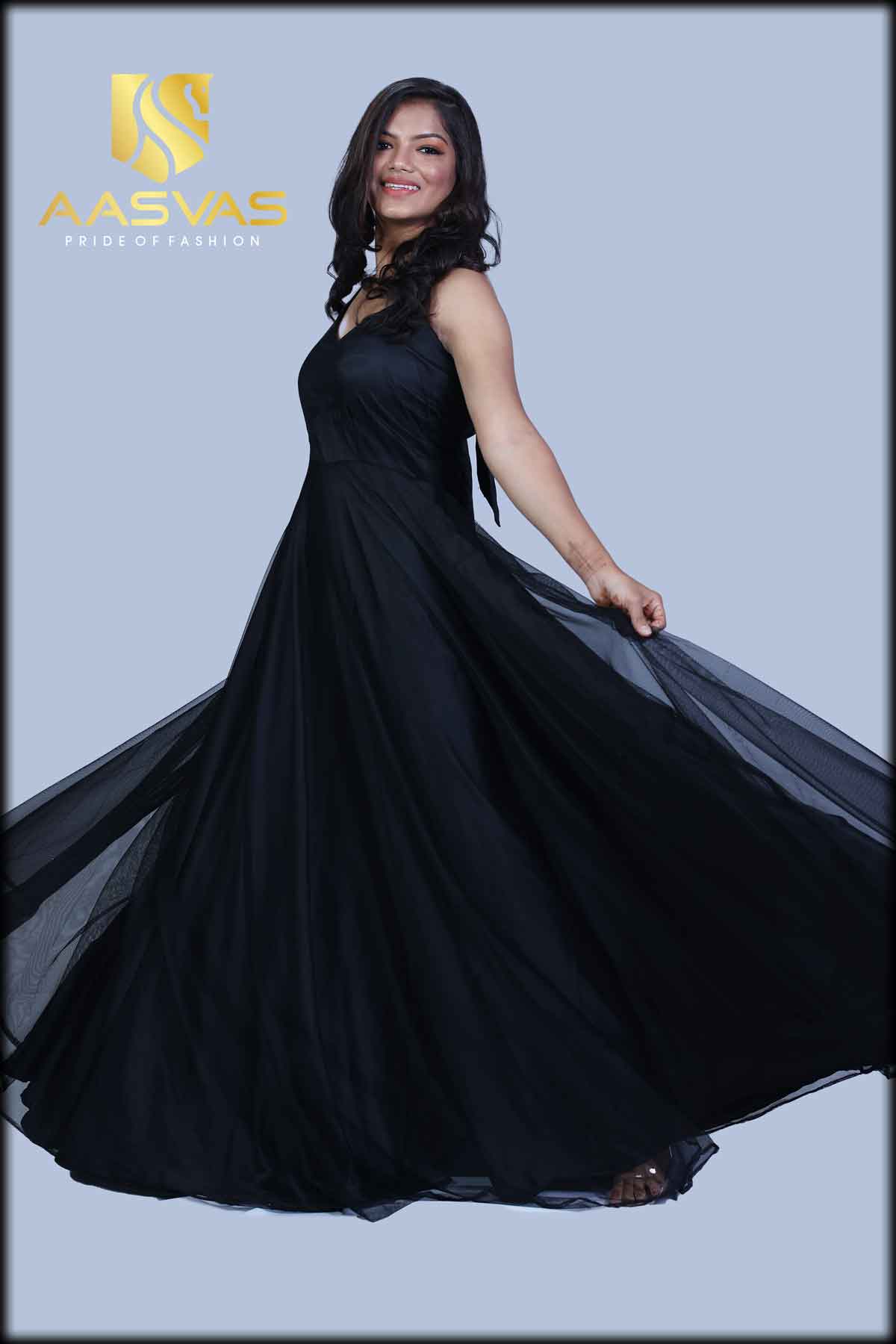 A Simple Black Gown